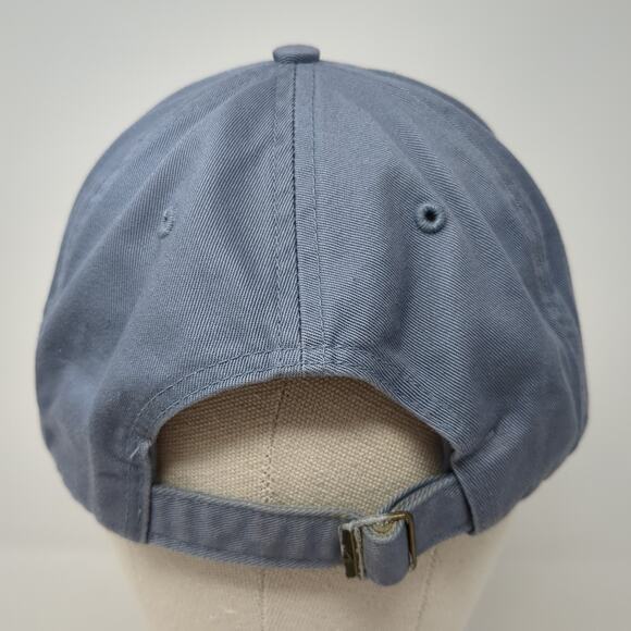 Nike Slideback Baseball Cap Blue One Size Adjustable Embroidered Vented Holes - Picture 6 of 9